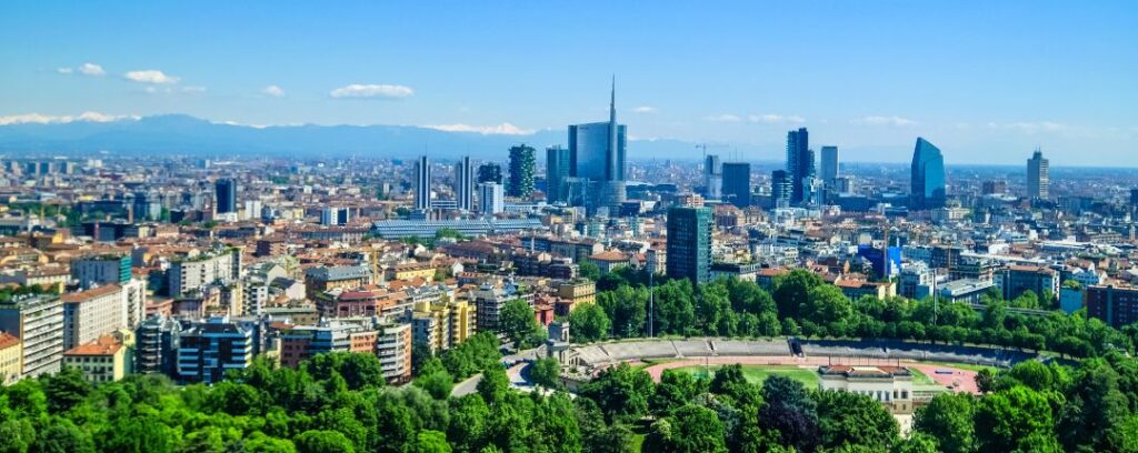 panoramica di milano